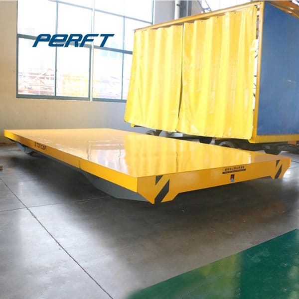 factory price battery operated transfer trolley for steel plant